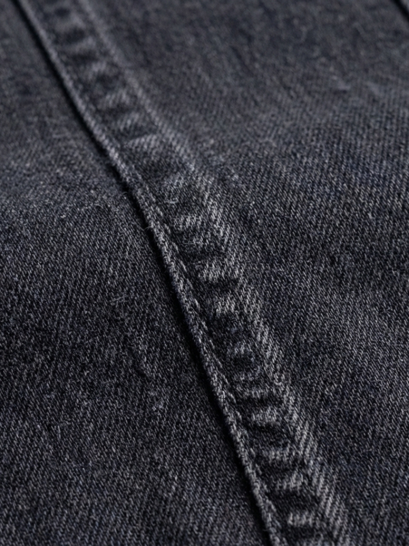 Women's Sleeveless Denim Dress with Zip Front Seamed for Work