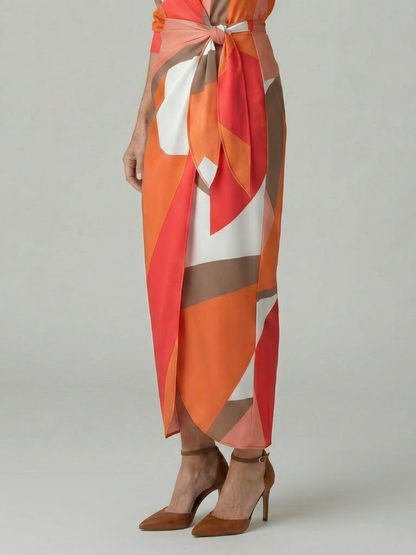Women's Midi Dress with Smooth Form for Workwear &amp; Daywear
