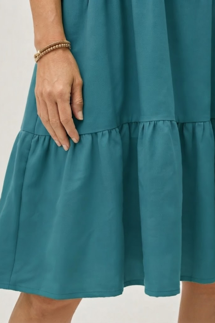 Women's One Shoulder Dress with Bow Detail for Casual Summer