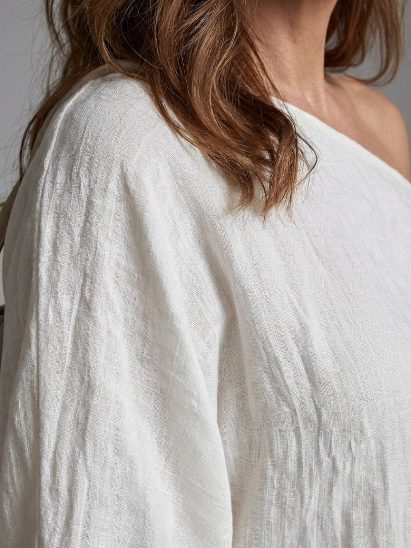 Women's One Shoulder Maxi Dress with Relaxed Fit for Summer