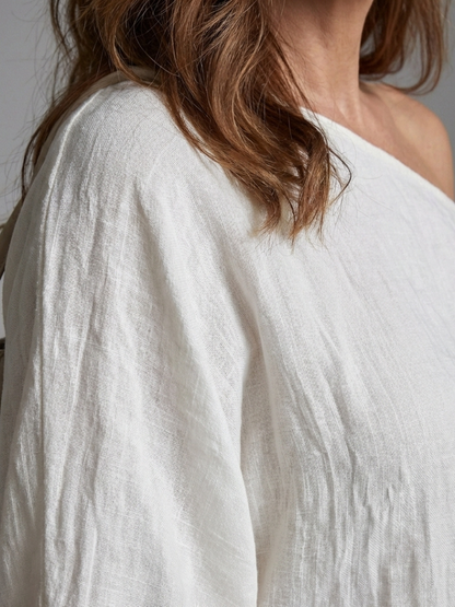 Women's One Shoulder Maxi Dress with Relaxed Fit for Summer