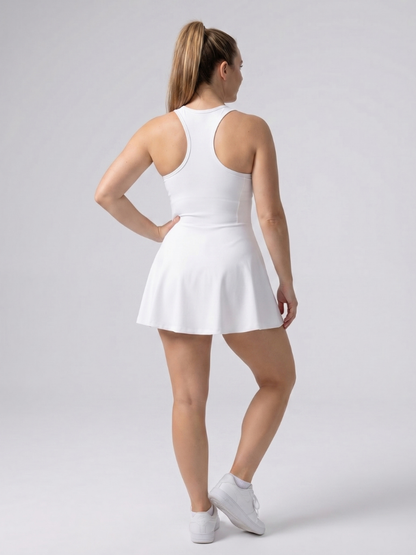 Women's Tennis Dress with Scoop Neck for Active Play